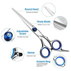 Woof Wink Round-Tip Safety Grooming Scissors