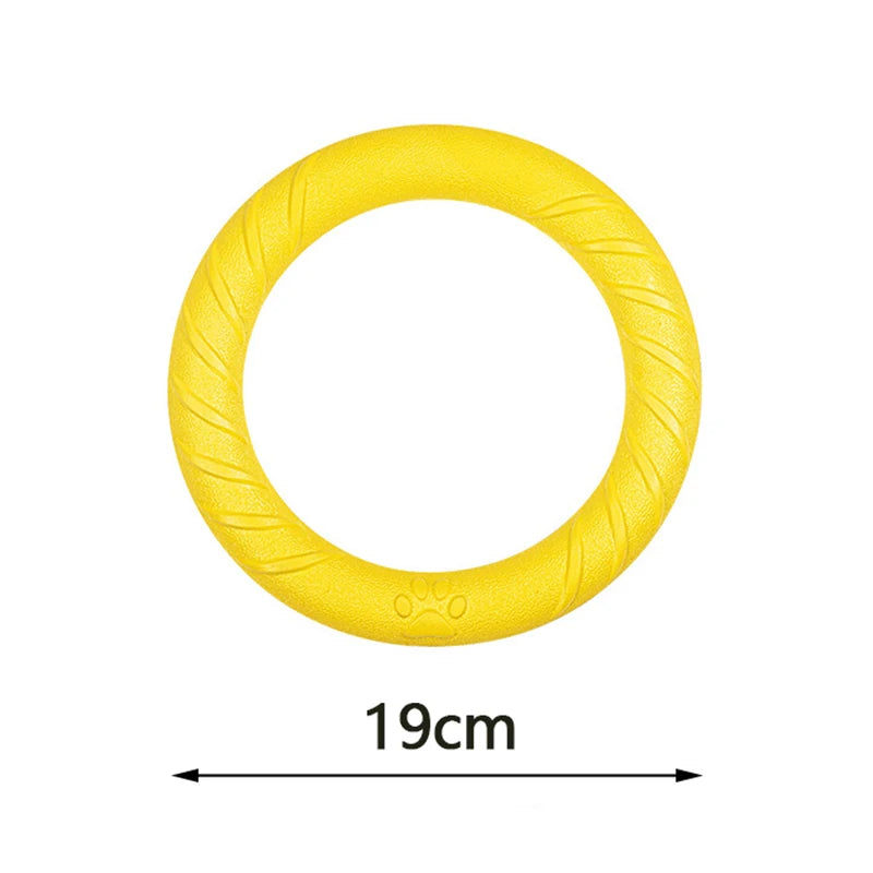 Woof Wink Floating Ring Toss & Tug Toy