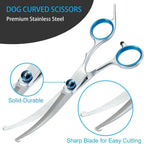 Woof Wink Round-Tip Safety Grooming Scissors