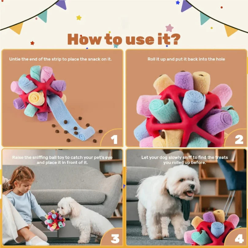 Woof Wink Snuffle Ball Enrichment Toy