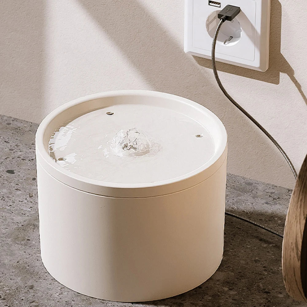 Woof Wink Ceramic Flowing Water Fountain for Cats & Dogs