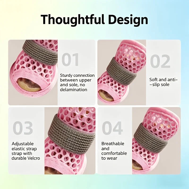Woof Wink Non-Slip Summer Sandals for Dogs