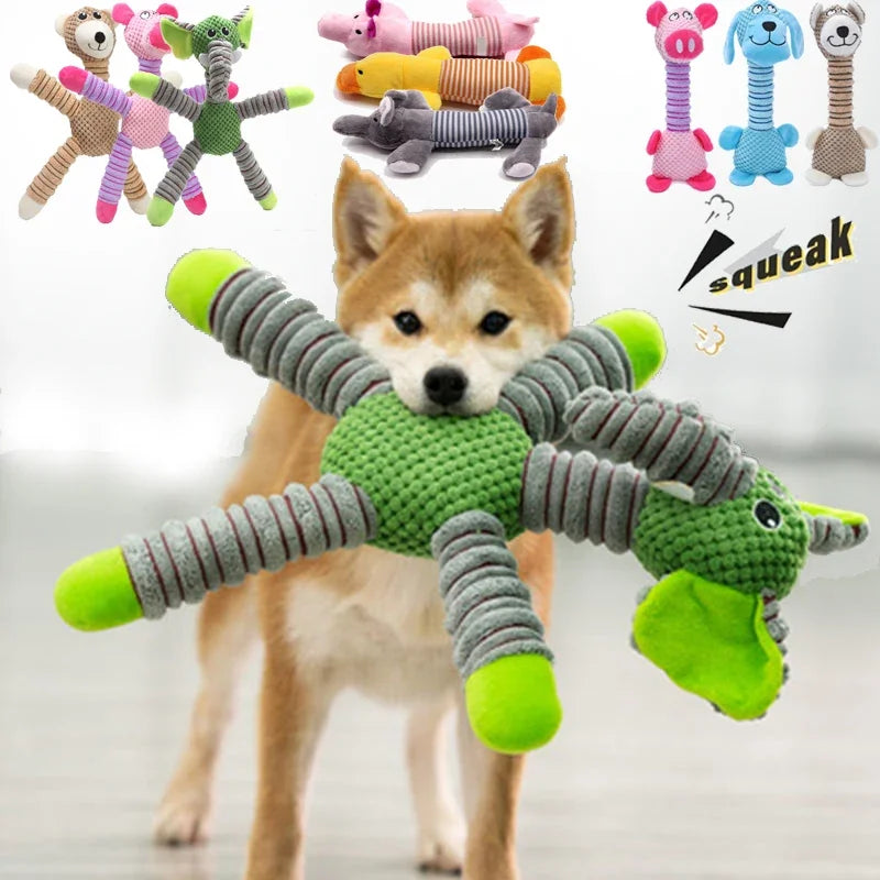 Woof Wink Tough Plush Squeaky Chew Toy