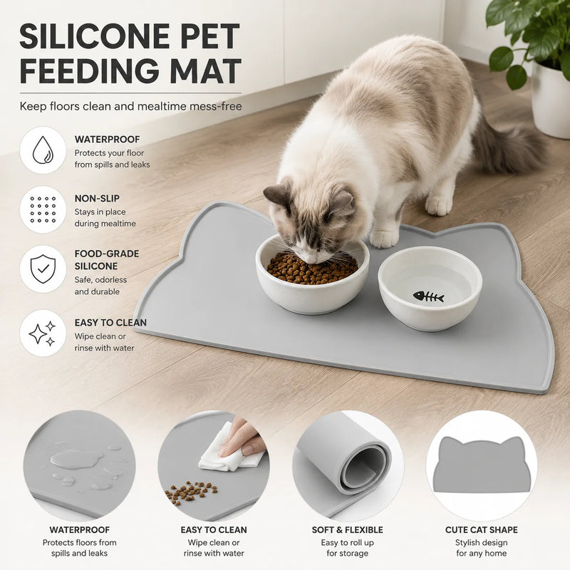 Woof Wink Waterproof Silicone Feeding Mat