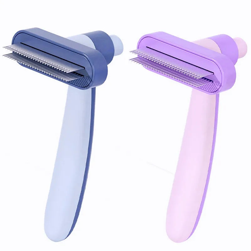 Woof Wink Self-Cleaning Double-Row Grooming Brush