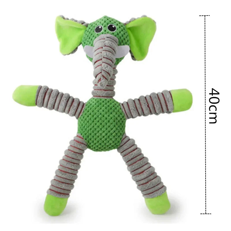 Woof Wink Tough Plush Squeaky Chew Toy