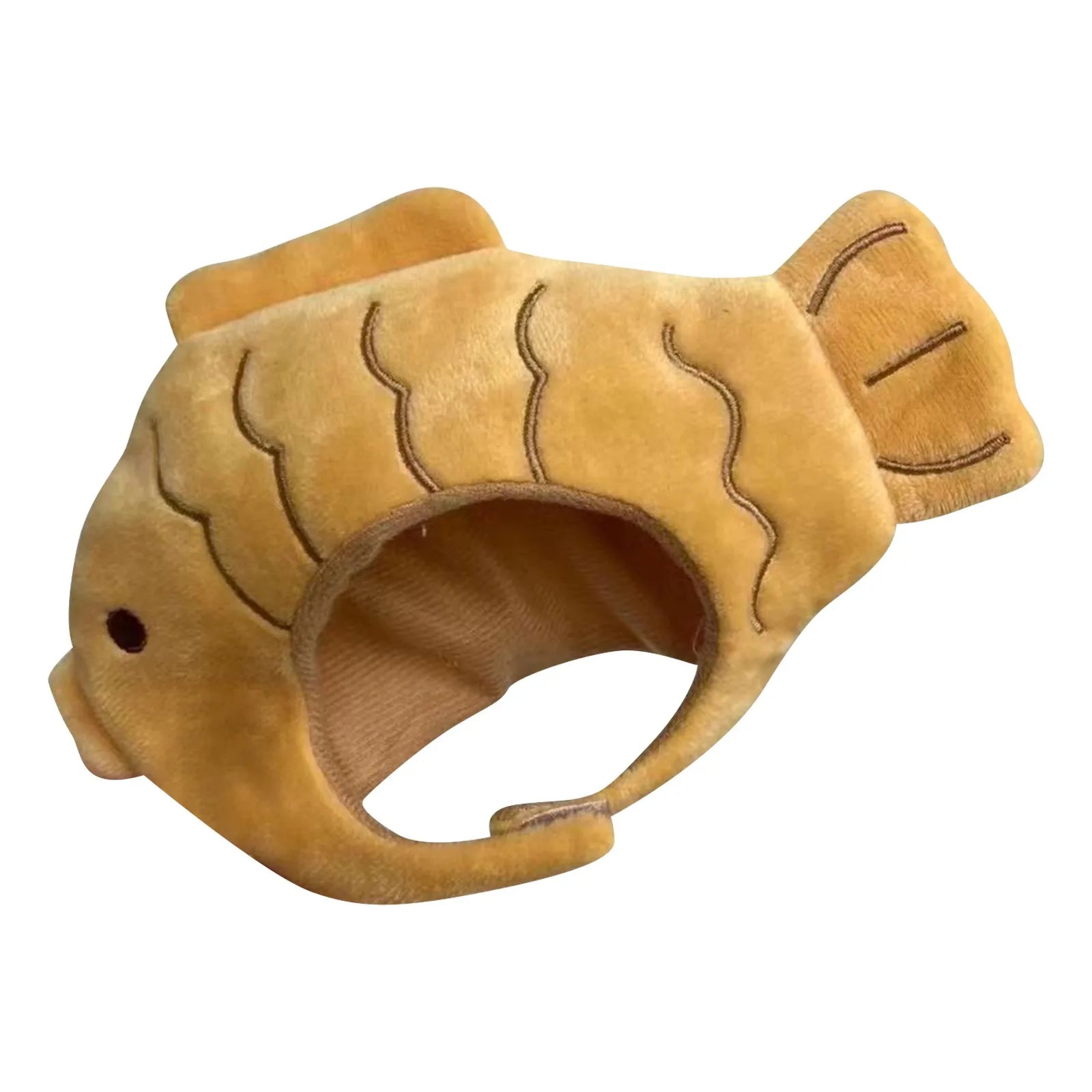 Woof Wink Playful Fish Costume Hat for Cats