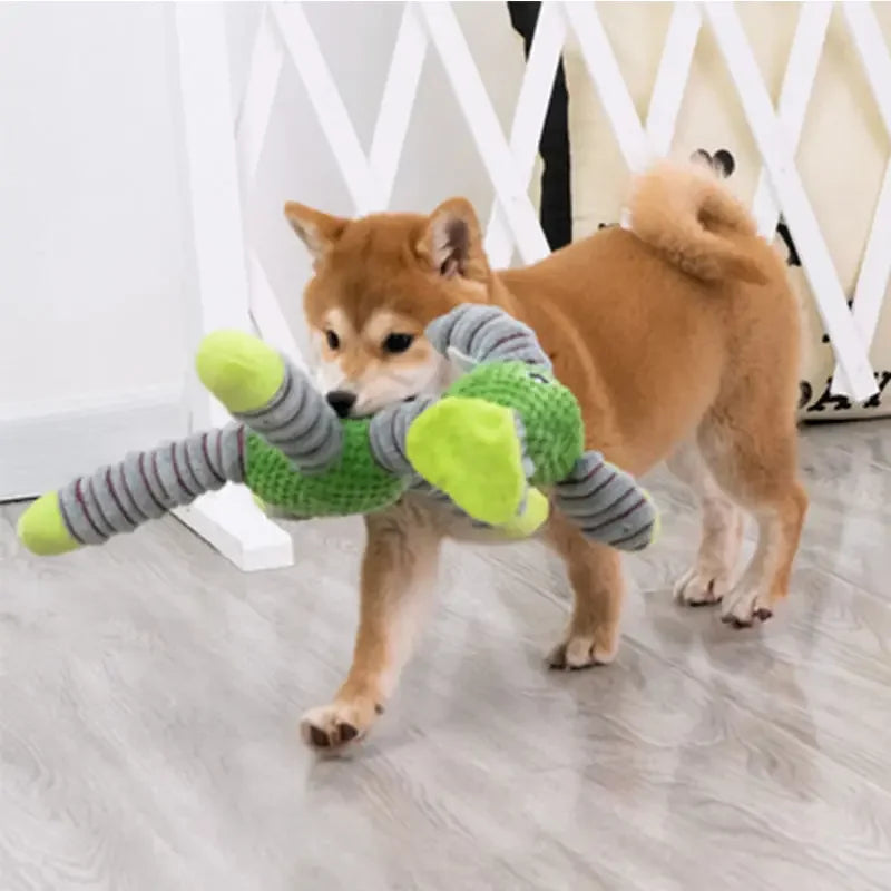 Woof Wink Tough Plush Squeaky Chew Toy