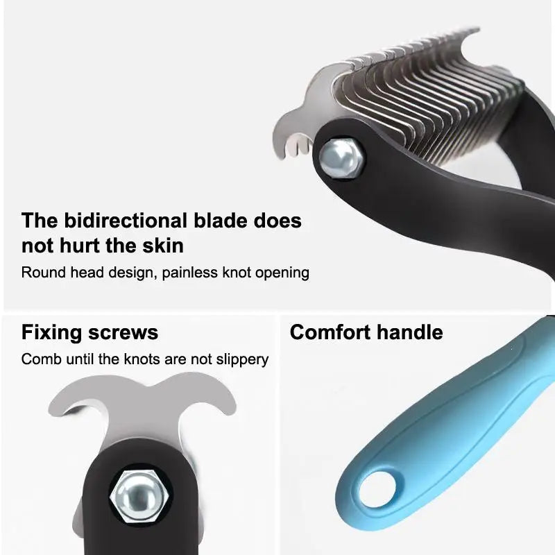 Woof Wink Pro 2-in-1 Dematting & Deshedding Brush