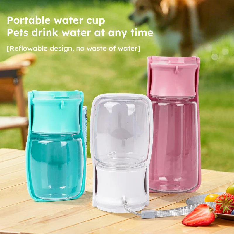 Woof Wink Foldable Travel Water Bottle