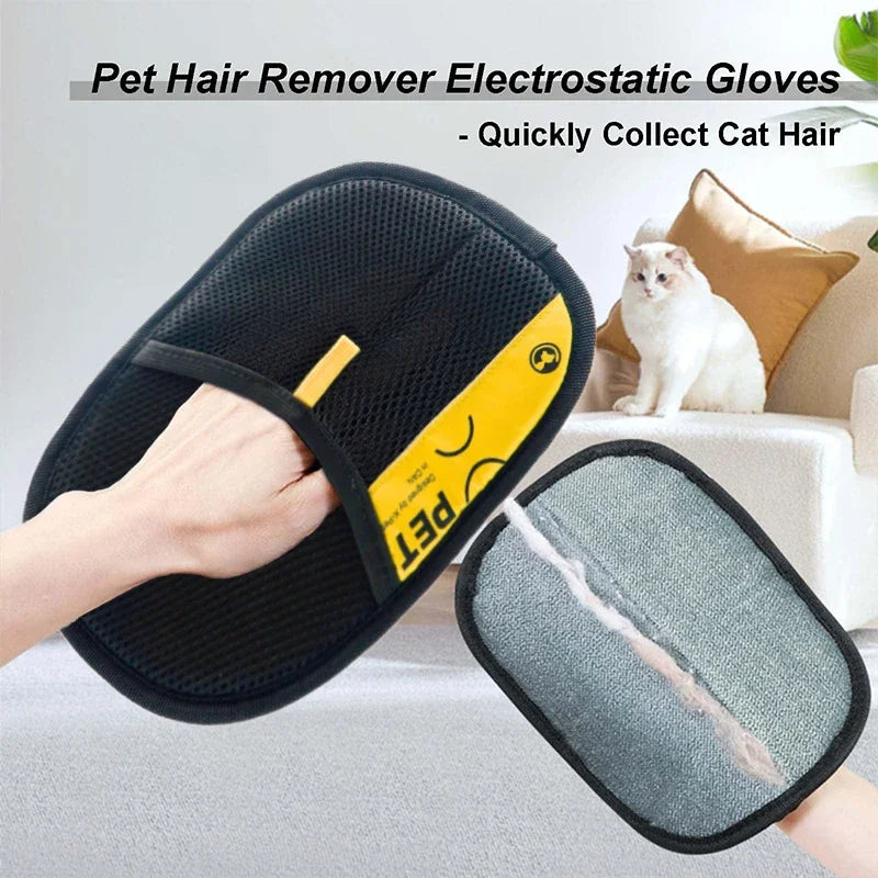 Woof Wink 2-in-1 Fur Removal Grooming Glove