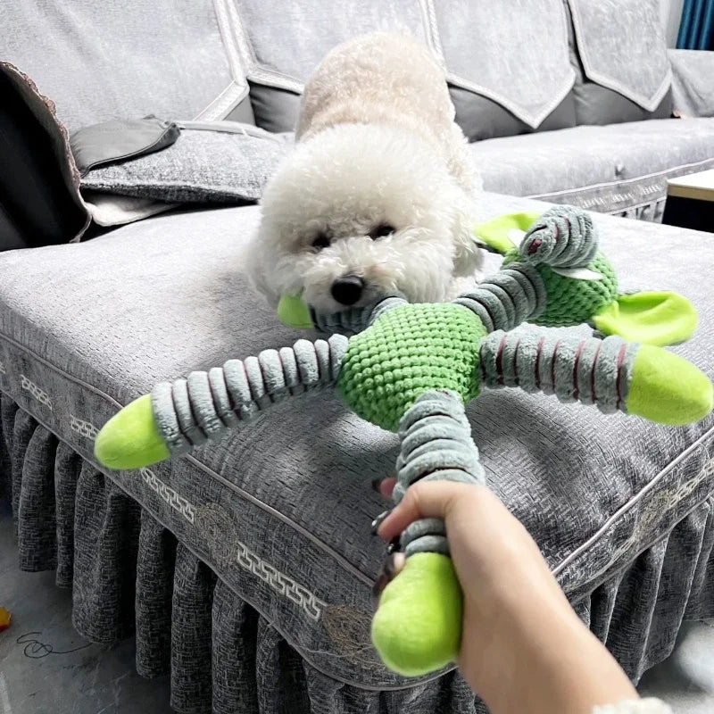 Woof Wink Tough Plush Squeaky Chew Toy