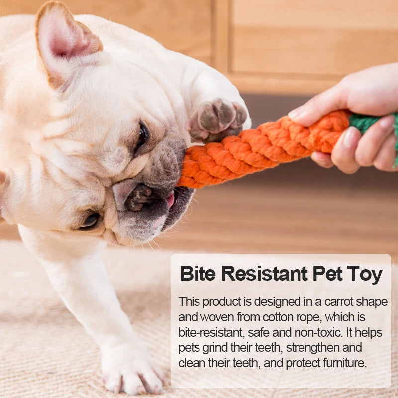 Woof Wink Braided Cotton Rope Chew Toy