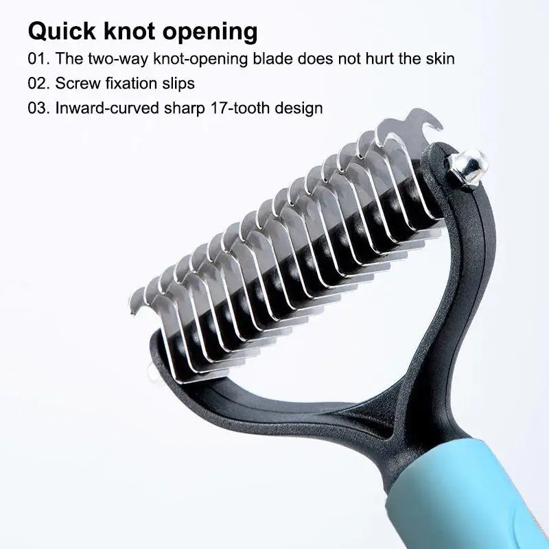 Woof Wink Pro 2-in-1 Dematting & Deshedding Brush
