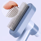 Woof Wink Self-Cleaning Double-Row Grooming Brush